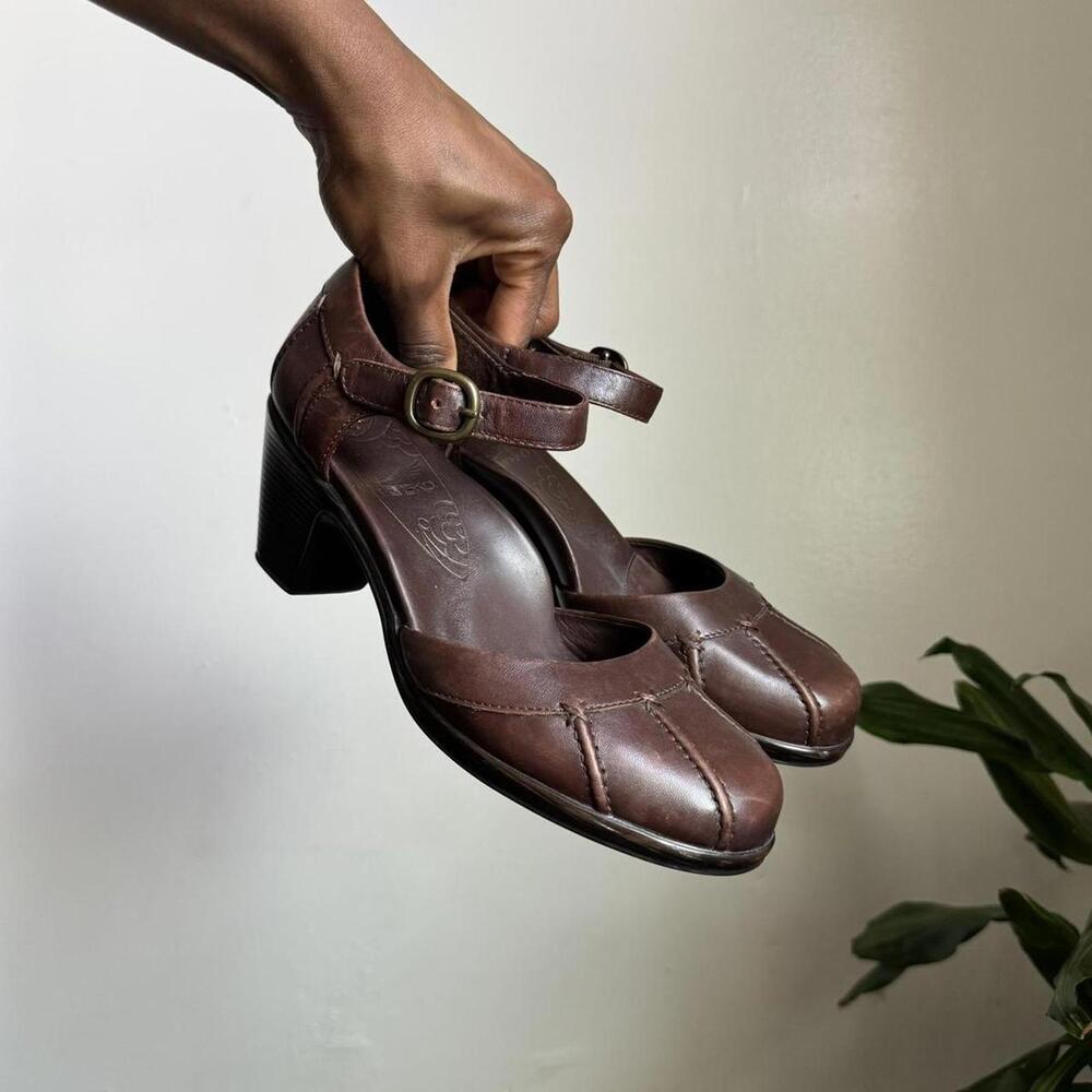 Dansko Tasha Mary Janes Earthy Fairycore Heels size EU 37/ US6.5‎